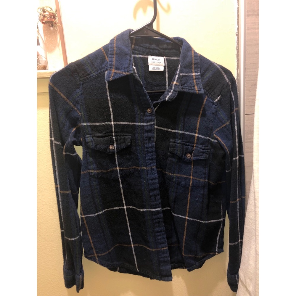 RVCA women’s flannel - S